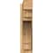 Ekena Millwork Merced Block Rough Sawn Outlooker, Western Red Cedar, 6"W x 24"D x 24"H OUT06X24X24MRC05RWR - alternate 3